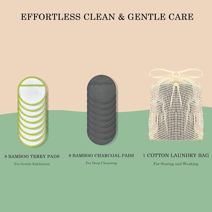 Chloven Reusable Cotton Rounds 16 Pack - Image 3