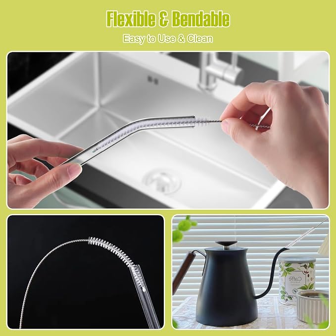 Reusable Straw Cleaner Brush Set - Image 4