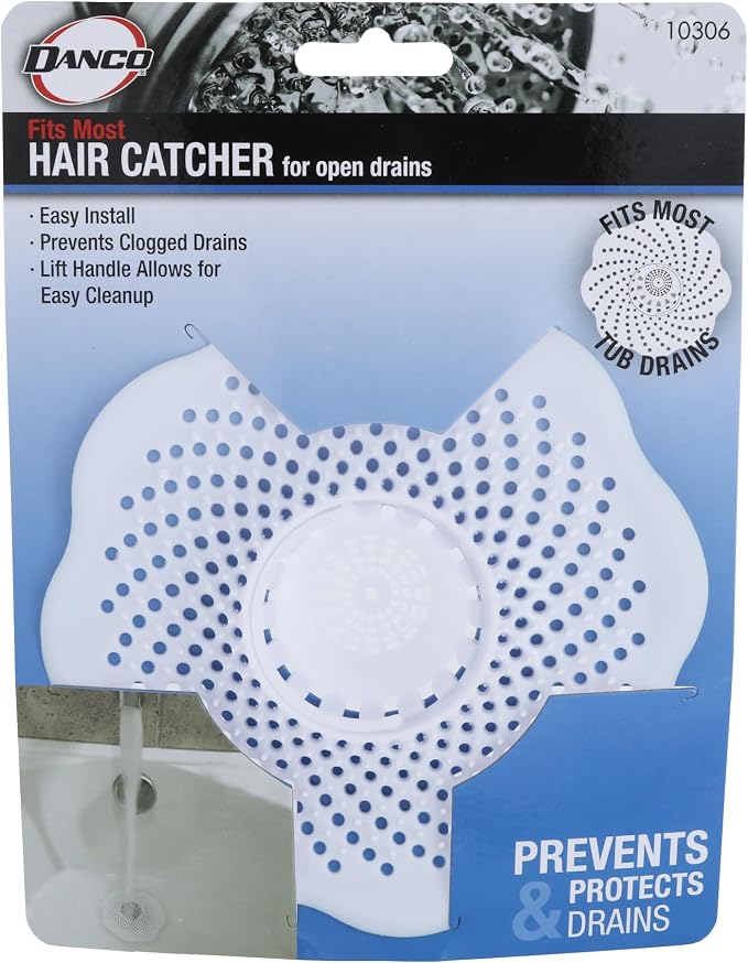 Danco 10306, Tub Protector Hair Cather and Strainer, Hair Drain Clog Prevention - Image 7