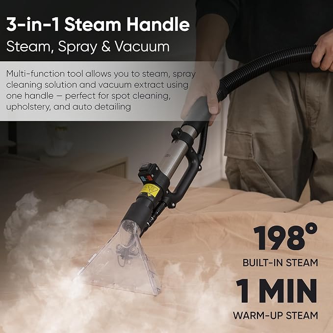 Dapper Commercial Carpet and Upholstery Extractor Cleaning Machine - Image 4