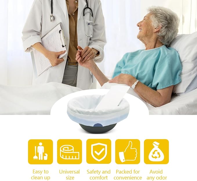 Senvok Commode Liners with Highly Absorbent Pads - Image 5