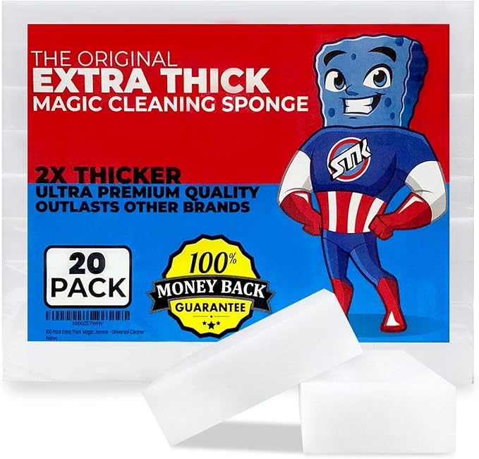 STK 20 Pack Extra Thick Magic Cleaning Pads by STK