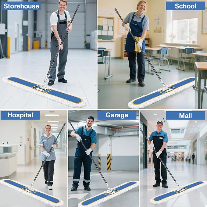 48" Commercial Industrial Dust Mop - Image 6