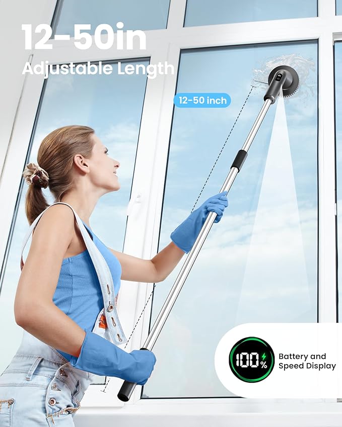 Electric Spin Scrubber, 2025 New Cordless Cleaning Brush - Image 3