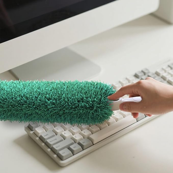 Microfiber Duster with Handle and Washable Duster Head, Dusters - Image 4