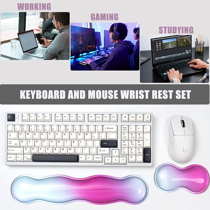 Ergonomic Silicone Gel Wrist Rest - Image 2