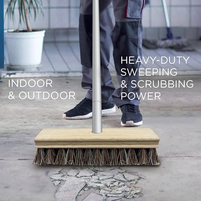 LOLA Heavy-Duty Deck Scrub Brush, Removes Dirt & Grime from Patios, 1 CT - Image 6