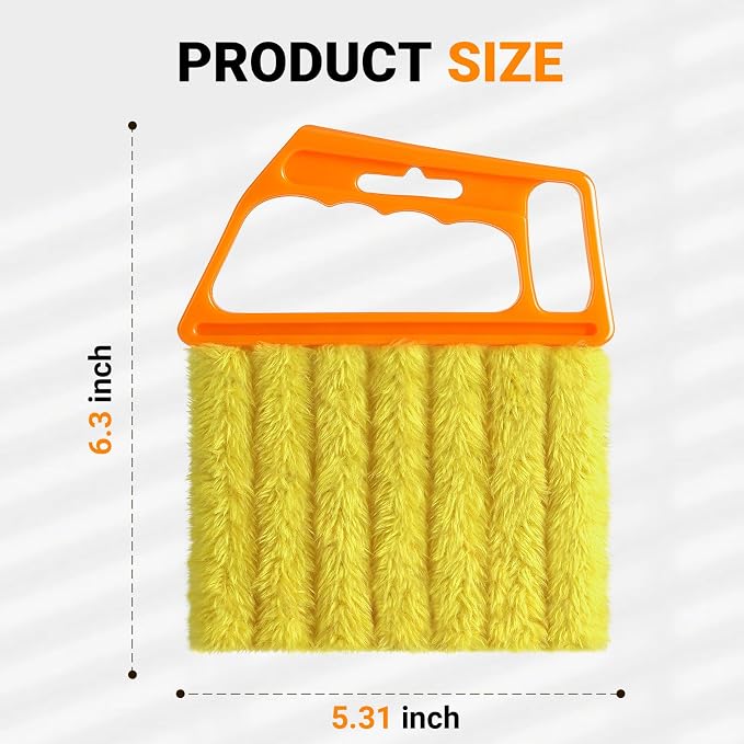 3pcs Window Blind Cleaner Duster Tool, 2026 New Cleaning Tools, 7 Fingers - Image 2
