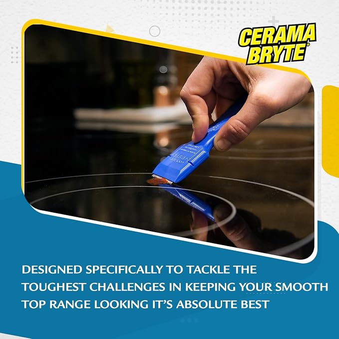 Cerama Bryte Glass Cooktop and Stove Top Cleaner Combo Kit - Image 8