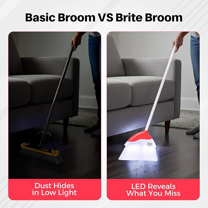 Indoor Broom with LED Lights | Angle Broom - Image 2