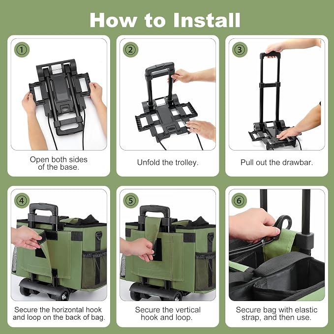 Housolution Rolling Cleaning Caddy Bag - Image 7