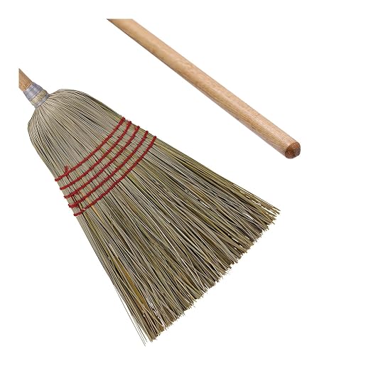 Boardwalk Corn/Fiber Brooms, Corn/Yucca Bristles, 53.5" Overall Length - Image 7