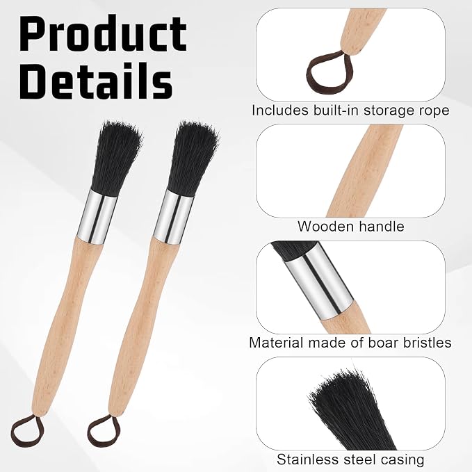 2pcs Parts Cleaning Brush Engine Cleaning Brushes Home and Auto Use Parts - Image 3