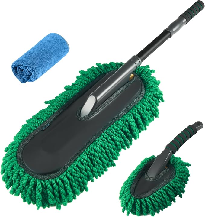 FLORICH Microfiber Car Duster Kit, Large Extendable Car Duster Exterior Scratch by FLORICH