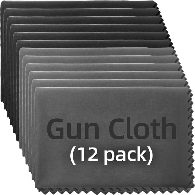 12 Pack Microfiber Gun Cleaning Cloth by Unknown