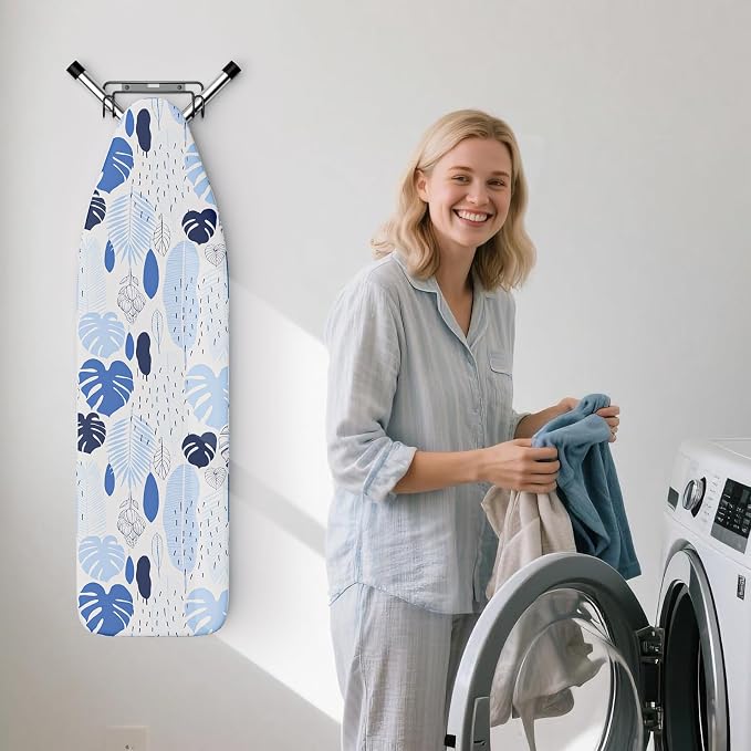 Over The Door & Wall Mount Ironing Board Hanger - Image 2