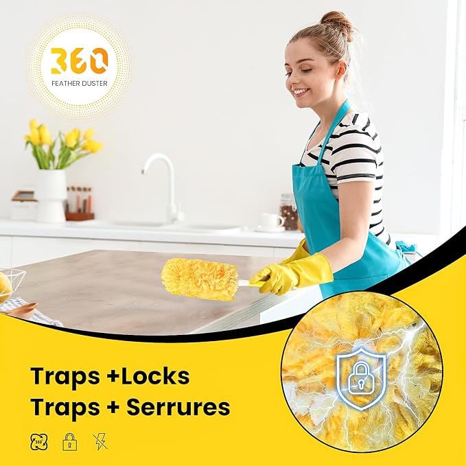 Heavy Duty Duster Refills, Unscented Disposable Dusters Kit - Image 3
