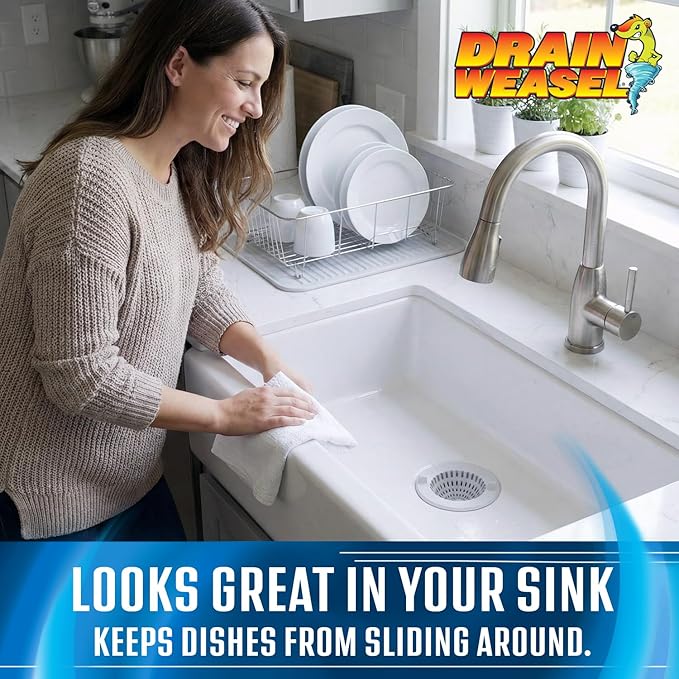 Slingshot Kitchen Sink Drain Strainer Cover Basket, Food Catcher and Stopper - Image 3