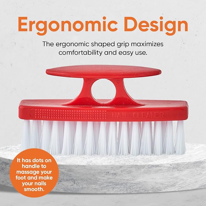 Nail Brush for Cleaning Fingernails, Nail Scrubber Brush, Toe Foot Hands - Image 8