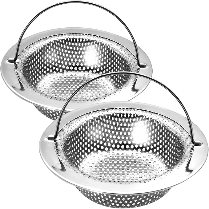 2 Pack Kitchen Sink Drain Strainer by NCJXWZ