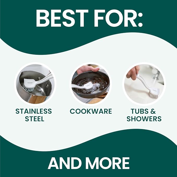Scotch-Brite Pot + Pan Brush, Durable and Long Lasting Dish Brush - Image 4