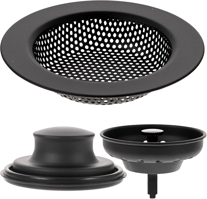 AJOMAN Kitchen Sink Drain Strainer, Cover and Stopper, Food Catcher - Image 5