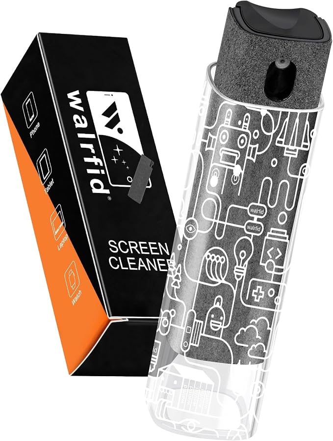 walrfid Car Screen Cleaner Spray and Wipe, Laptop Touchscreen Mist Cleaning Kit by walrfid