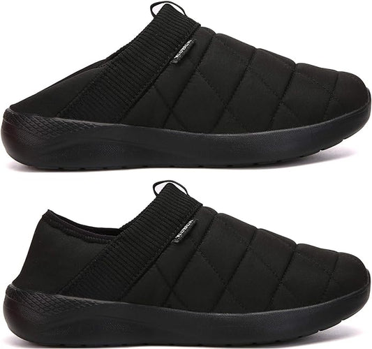 KUBUA Slippers for Men and Womens Indoor House Shoes Plush Slip on Outdoor - Image 2