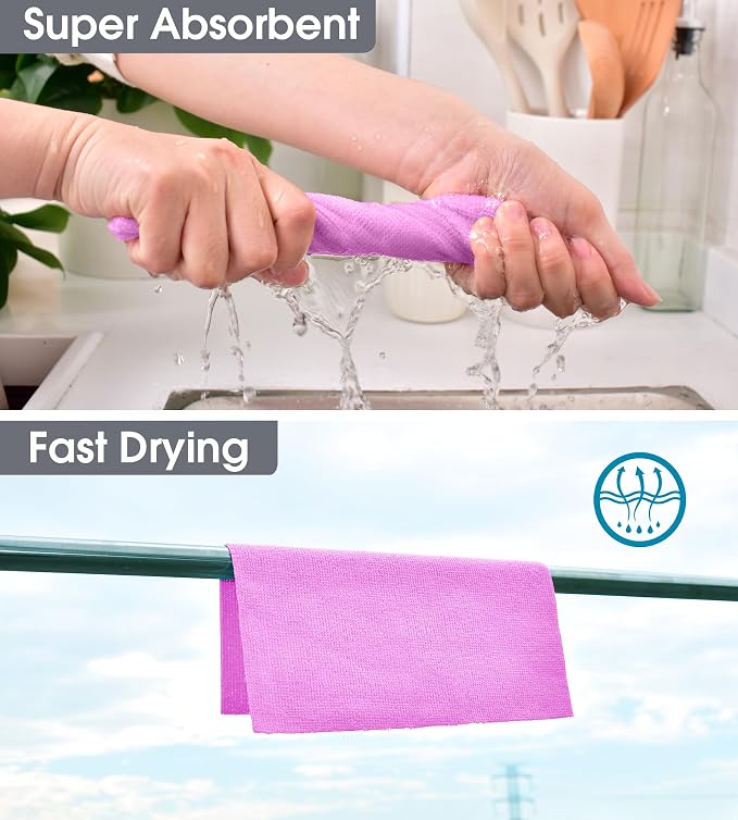 KitchLife Microfiber Cleaning Cloth Roll - Image 4