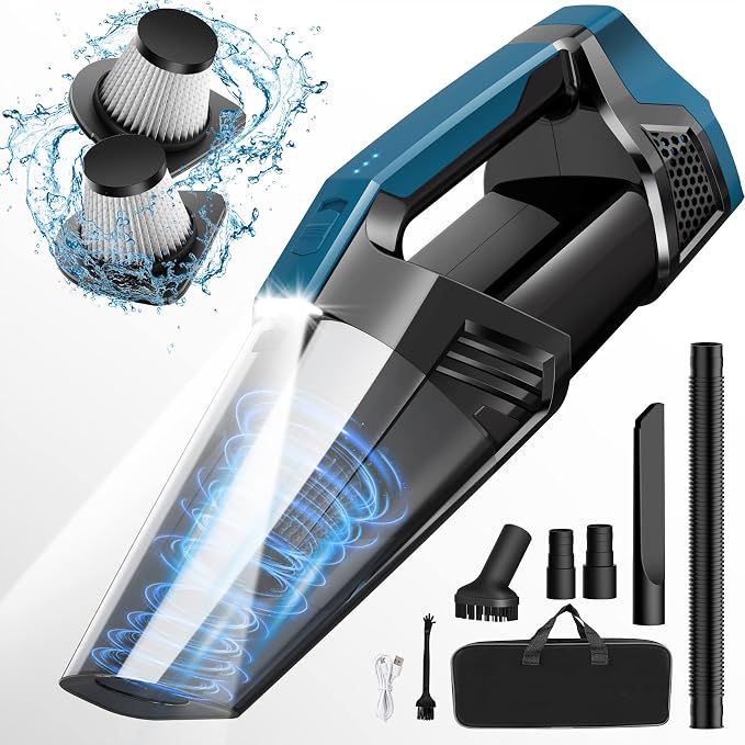 Cordless Car Vacuum Lightweight High Power Handheld Vacuum Cleaner by Unknown