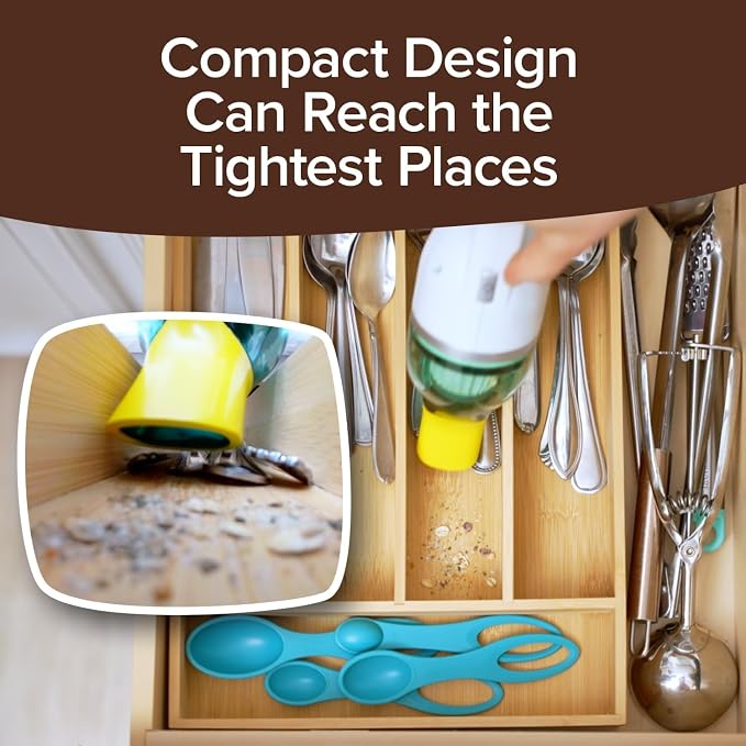 Horsepower Duck Compact Cordless Vacuum, Ultra-Powerful Upgraded Battery - Image 7