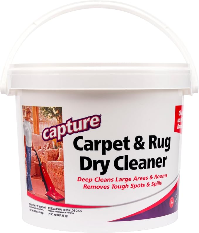 Capture Carpet & Rug Dry Cleaner w/Resealable lid by Capture