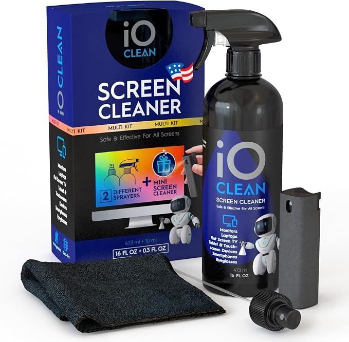 Screen Cleaner Spray – Best Large Cleaning Kit by iOCLEAN