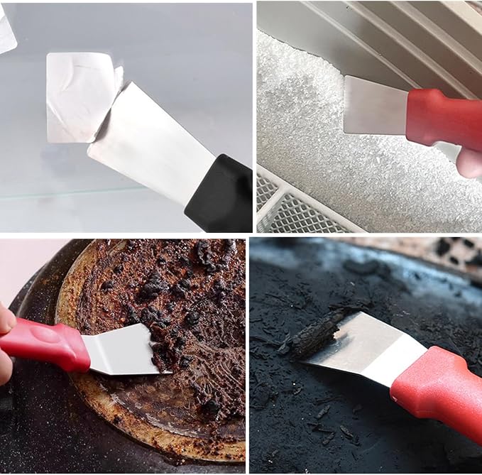 8Pcs Kitchen Crevice Cleaning Brush Set Grill Brush, Rubber Gloves - Image 5