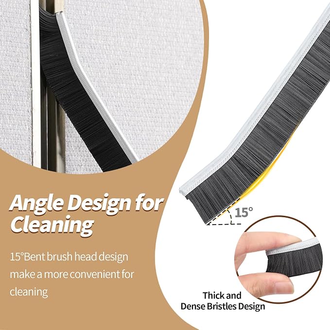 7 Pcs Hard Bristle Crevice Cleaning Brush, Thin Gap Cleaning Brush Set - Image 8