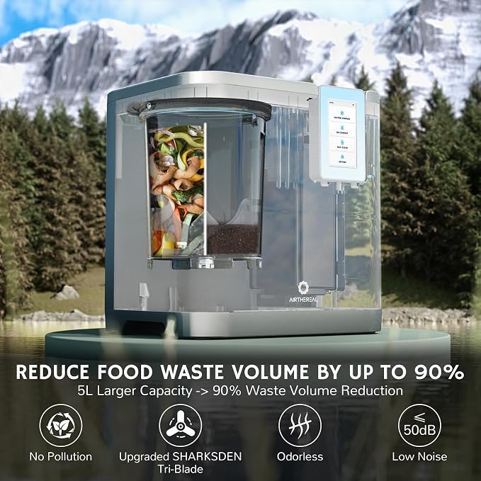Airthereal Revive R800 5L Smart WiFi Electric Kitchen Composter - Image 2