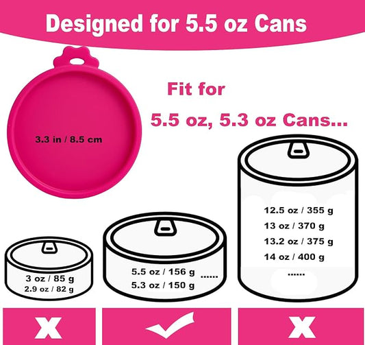COMTIM Cat Food Can Covers Lids - Image 2
