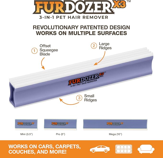 FurDozer Pet Hair Remover & Auto Detailing Tools - Image 2