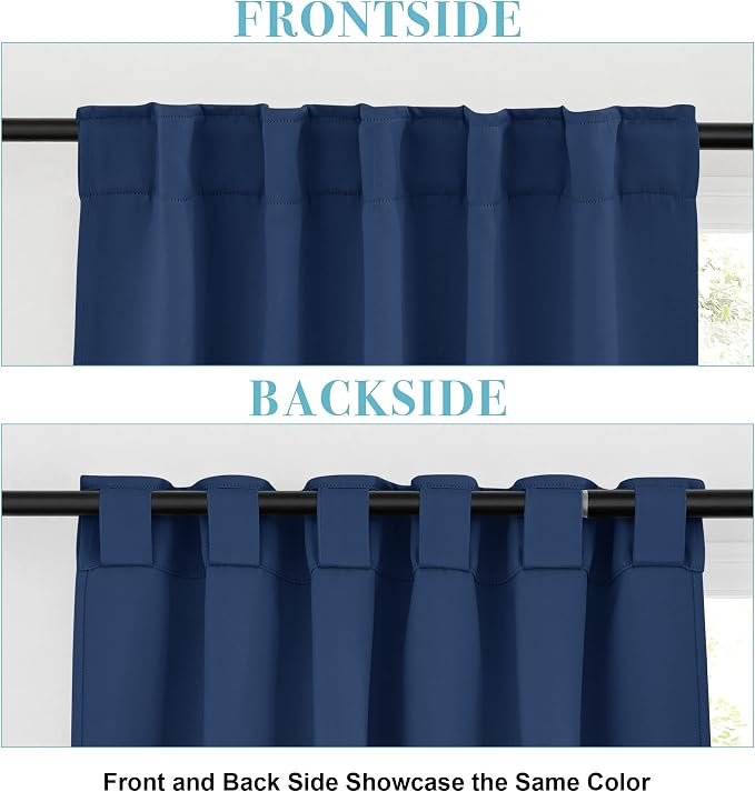 RYB HOME Bathroom Curtains Blackout - Image 3