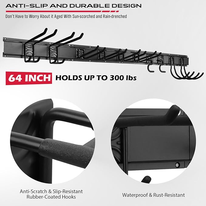 SEDY 64" Heavy Duty Garage Storage Tool Organizer Wall Mount - Image 6