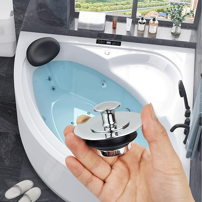 LEKEYE Shower Drain Hair Catcher | Bathtub Stopper/Strainer Stainless Steel - Image 7