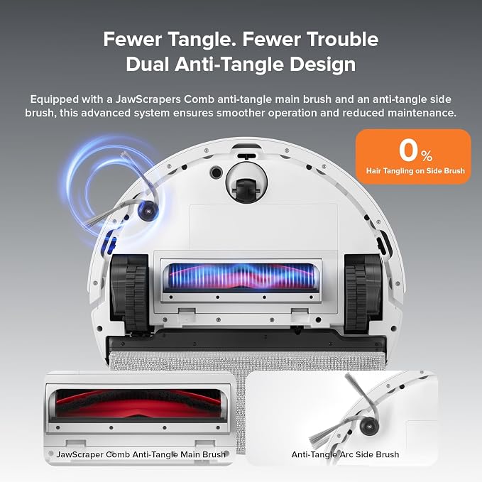 roborock Q10 X5 Robot Vacuum and Mop Combo, 000 Pa HyperForce, Dual Anti-Tangle - Image 2