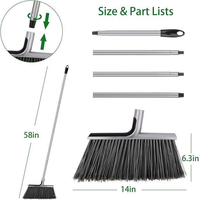 Indoor/Outdoor Broom for Floor Cleaning - Image 7