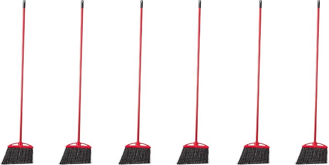 Amazon Basics Angle Broom With Metal Handle by AmazonBasics