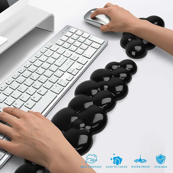 Gel Cloud Keyboard and Mouse Wrist Rest, Cute Wrist Support and Arm Support - Image 6