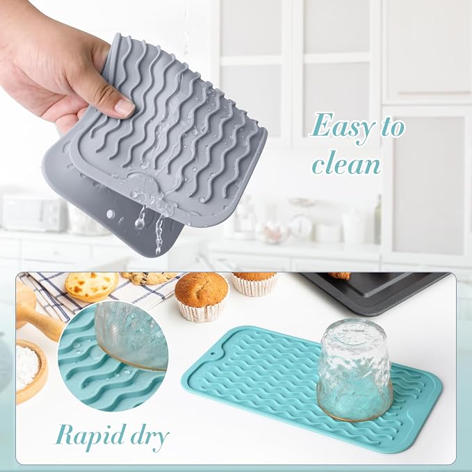 Silicone Dish Drying Mat, Hot Pot, Hot Dishes - Image 5