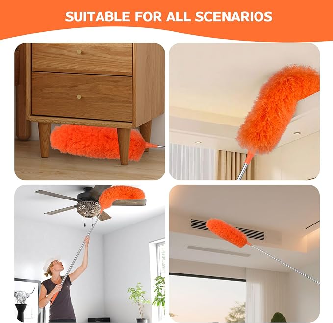 Microfiber Feather Duster Extendable Duster - Image 2
