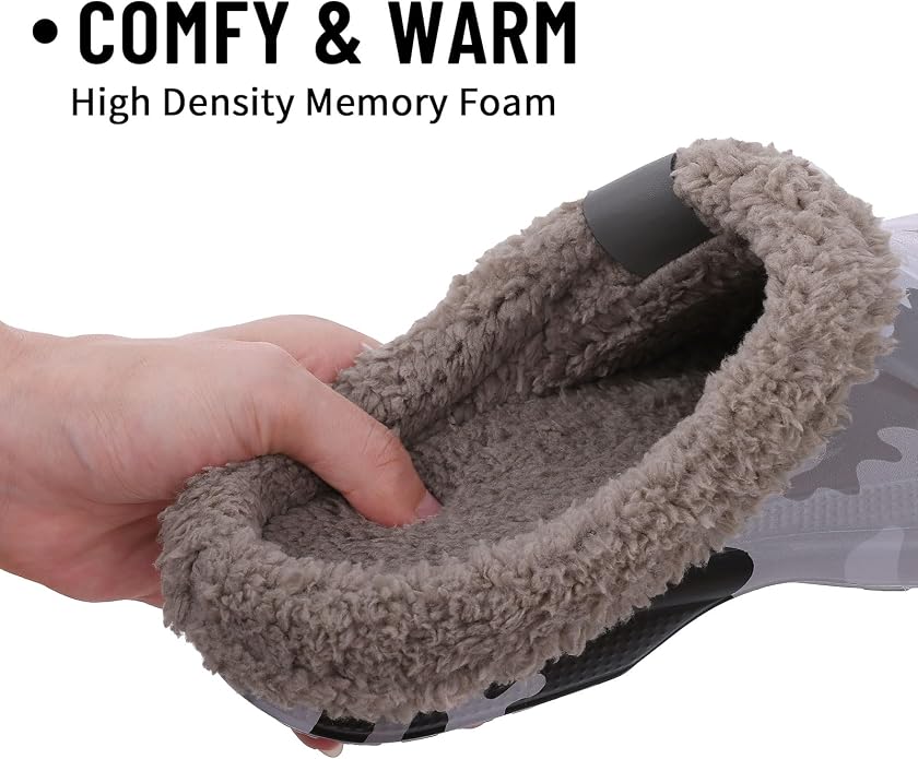 Beslip Classic Fur Lined Clogs Waterproof Winter Fuzzy Slippers - Image 3