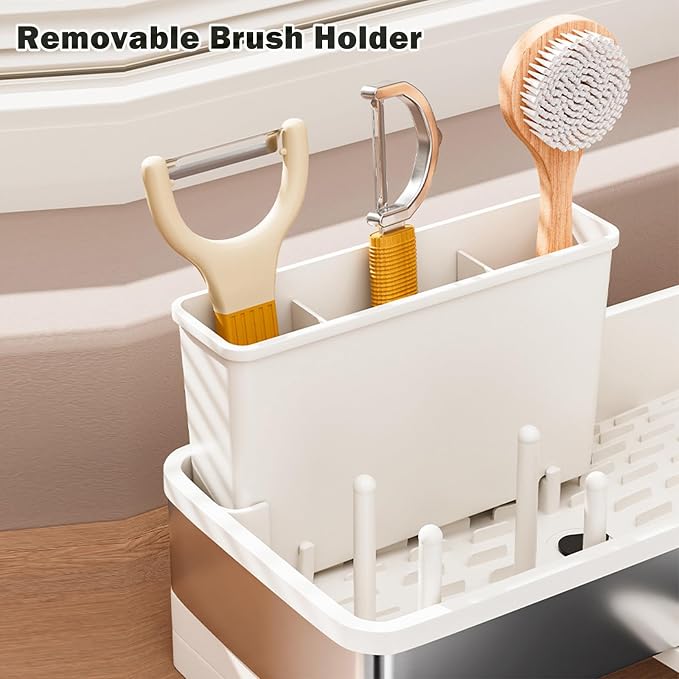 Sponge Holder for Kitchen Sink, Sink Caddy Organizer - Image 7