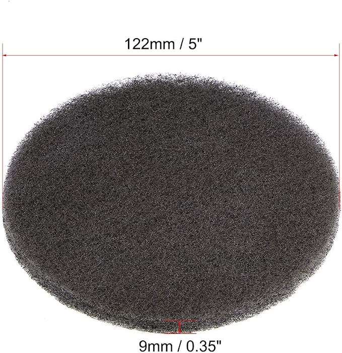 uxcell 5 Inch 1500 Grit Drill Power Brush Tile Scrubber Scouring Pads Cleaning - Image 2